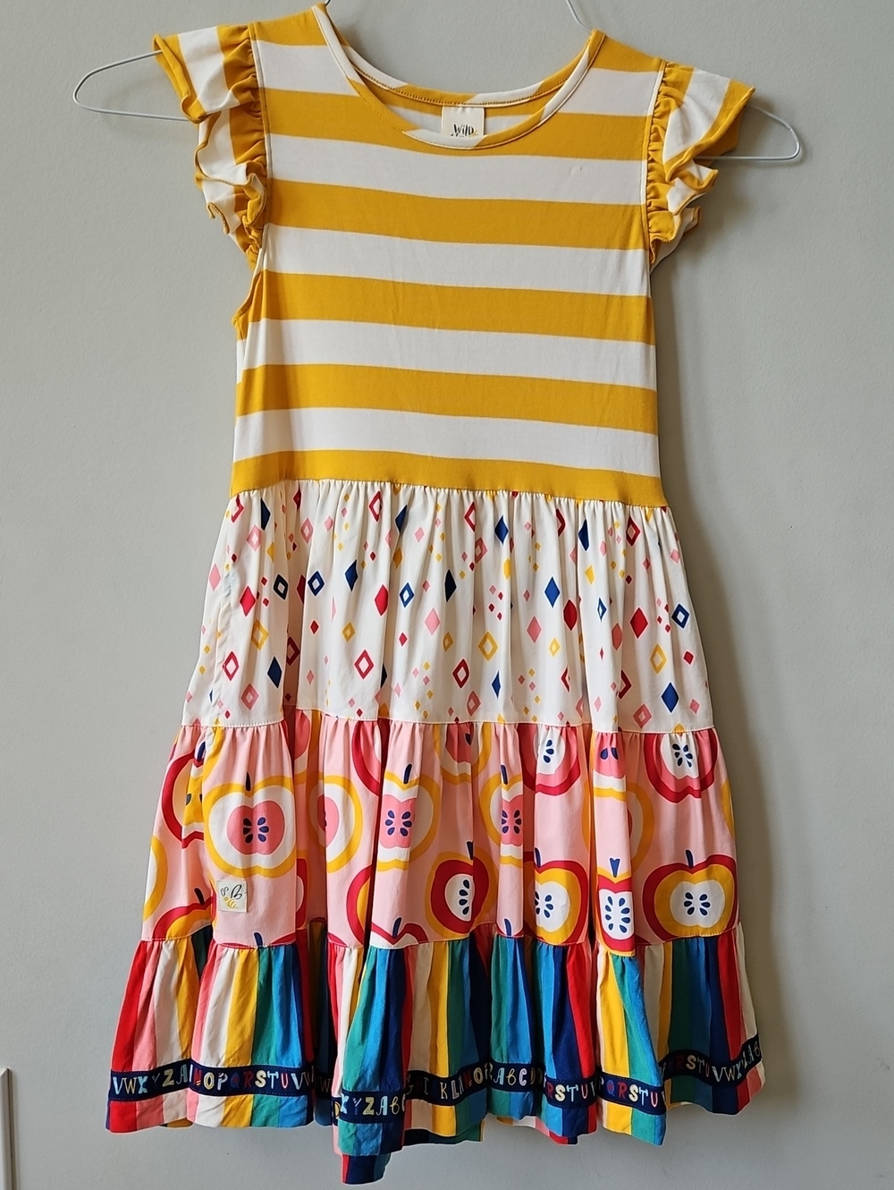 Wild Flowers Girla Apple Dress